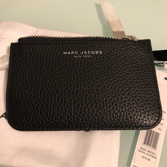 Marc Jacobs Gotham City Pebbled Leather Key Pouch - Picture 3 of 8
